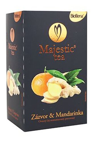 Čaj Biogena Majestic Tea Zázvor&Mandarinka 20x2,5g