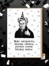 Karnet okolicznościowy Shopenhauer