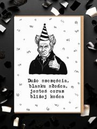 Karnet okolicznościowy Shopenhauer