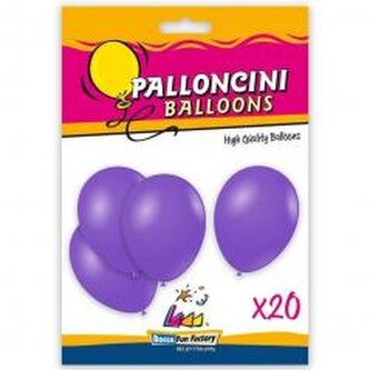 Balony lateksowe fioletowe 26cm 20szt