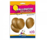 Balony metaliczne złote 26cm 20szt