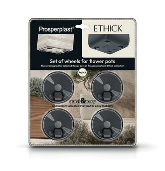 Sada koleček ke květináčům ETHICK - 4 ks