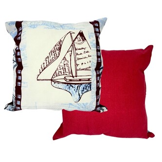 HOME ELEMENTS Povlak na polštář 40*40 cm, Plachetnice