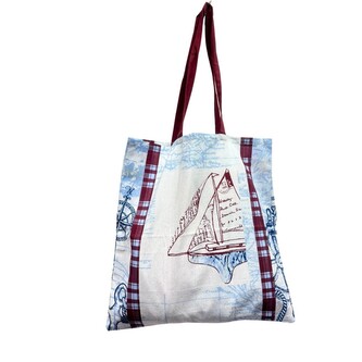 HOME ELEMENTS Taška 40*42 cm, Plachetnice