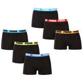 6PACK pánské boxerky Puma černé  (701227792 004) XL
