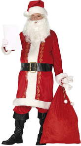 Červený Santa Claus pánský kostým L 52/54