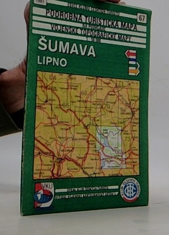 Šumava Lipno 1:50 000/ KČT 67. Turistická mapa