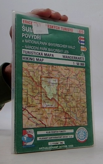 Šumava Povydří a Národní park Bavorský les 1:50 000/ KČT 65 Turi