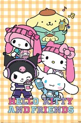 Plakát, Obraz - Sanrio - Hello Kitty - Pop, 61 × 91.5 cm
