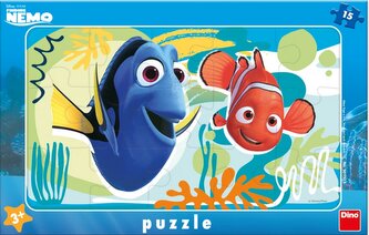 Puzzle 15 Nemo a Dory deskové