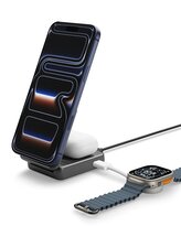 Spigen Essential MagSafe 2-in-1+C Wireless Charger EF302MOQ, black