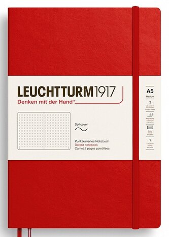 Zápisník Cherry Softcover Medium (A5) tečkovaný