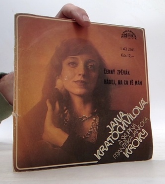 Vinyl - Jana Kratochvílová - Černý zpěvák / Hádej, na co tě mám