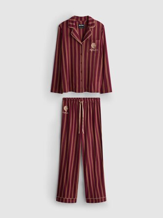 Pyžamo dámské pruhované Nebelvír, Harry Potter Velikost: L