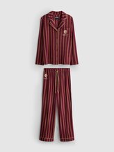 Pyžamo dámské pruhované Nebelvír, Harry Potter Velikost: M