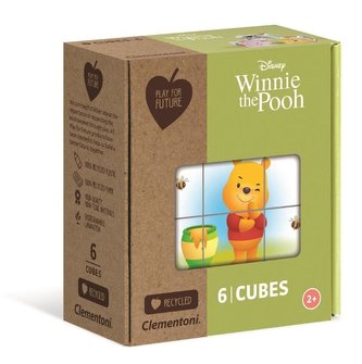 Puzzle Kostki - Kubuś Puchatek