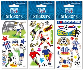 Naklejki Sticker BOO silver piłkarze