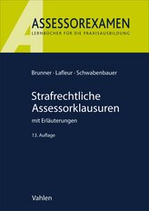 Strafrechtliche Assessorklausuren