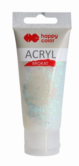 Brokat akrylowy 60 ml opalizujący HAPPY COLOR