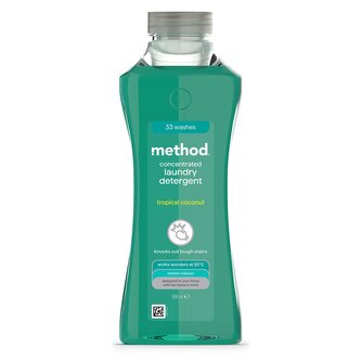 Tekutý prací prostředek Tropický kokos 990ml Method