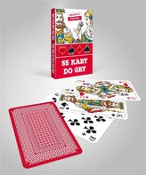 Karty do gry czerwone 1x55 CARTAMUNDI