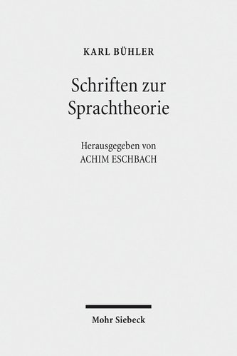 Schriften zur Sprachtheorie