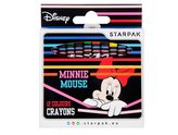 Kredki woskowe 12 kolorów Minnie