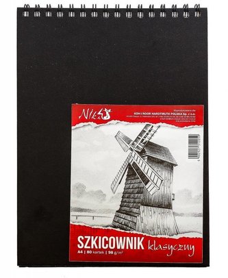 Szkicownik A4/80K 98g spirala