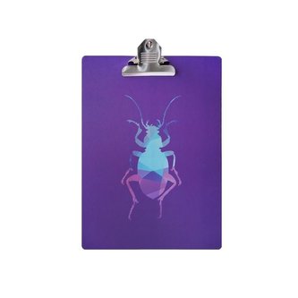 Podkładka z klipsem A4 Chrabąszcz fioletowa