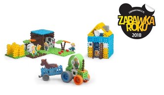 Klocki Mini Waffle Rolnik Duży