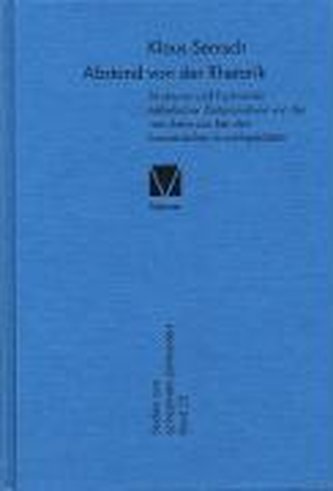 Abstand von der Rhetorik