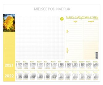 Kalendarz 2021 Biurkowy BIUWAR mały CRUX