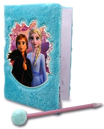Pluszowy pamiętnik z długopisem Kraina Lodu 2