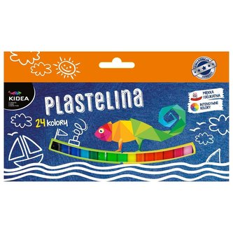Plastelina mała 24 kolory KIDEA