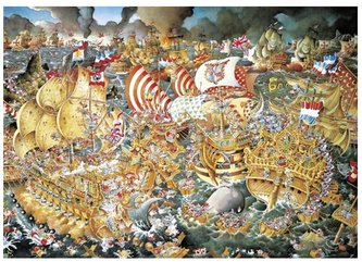 Puzzle 2000 Trafalagar ( Puzzle+plakat)