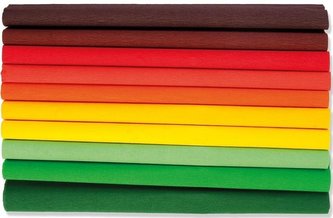 Bibuła marszczona 25x200 Jesień mix 10 rolek