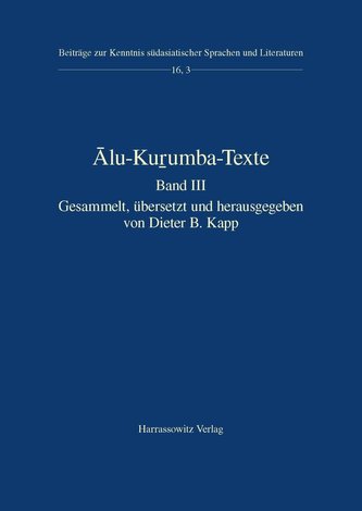 Alu-Kurumba Texte Band III