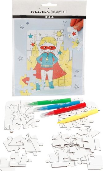 Zestaw mini puzzle - Super bohater
