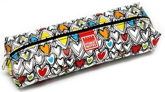 Colorful hearts Piórnik duży