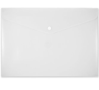 Koperta na zatrzask A4 PP-113 biała PENMATE Koperta na zatrzask A4 PP-113 biała PENMATE