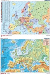 Podkład dwustronny z mapą Europy