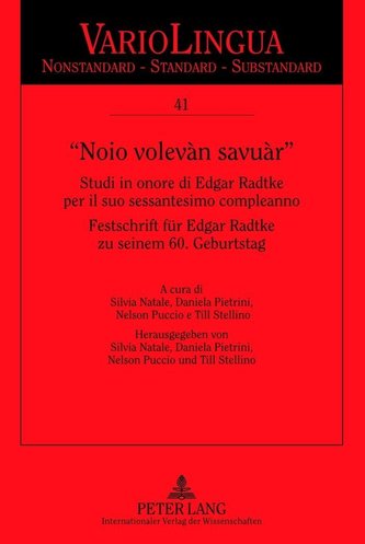 'Noio volevàn savuàr'