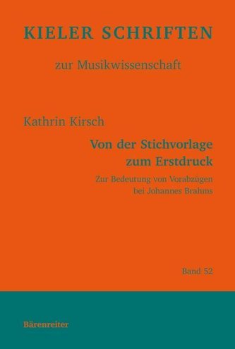 Von der Stichvorlage zum Erstdruck