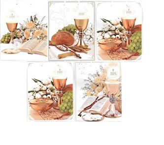 Torebka ozdobna laminowana komunia PL-2 mix