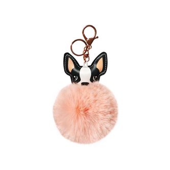 Brelok pompon Bulldog