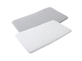 Iris prostěradlo White / Grey 2ks