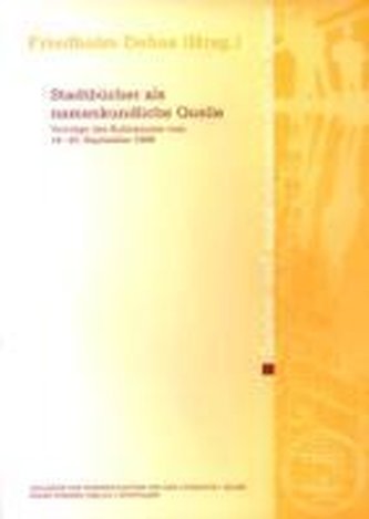 Stadtbücher als namenkundliche Quelle