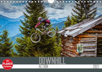 Downhill Action (Wandkalender 2021 DIN A4 quer)