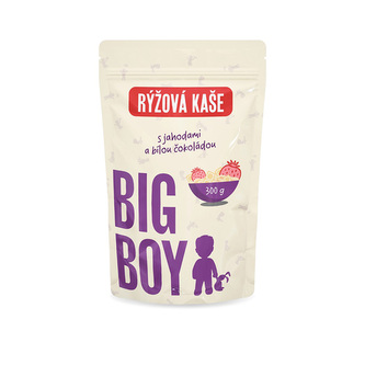 BigBoy - Rýžová kaše s příchutí jahod v bílé čokoládě 300 g