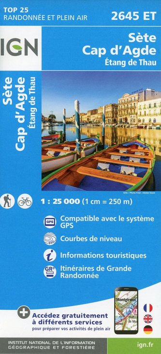 Sète Cap d'Agde.Étang de Thau 1:25 000 Sète Cap d'Agde.Étang de Thau 1:25 000